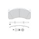 BRAKE LINING SET FERODO FRONT + REAR   VOLVO  FL